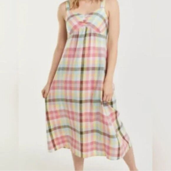 🌻Reitmans plaid cottagecore dress - Picture 2 of 6